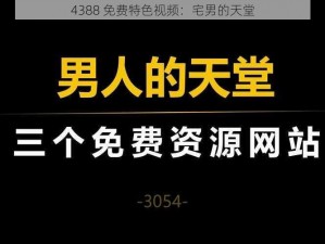 4388 免费特色视频：宅男的天堂