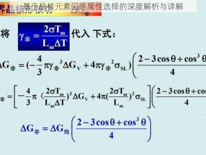 基于晶核元素回路属性选择的深度解析与详解