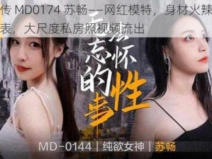 麻花传 MD0174 苏畅——网红模特，身材火辣，颜值爆表，大尺度私房照视频流出