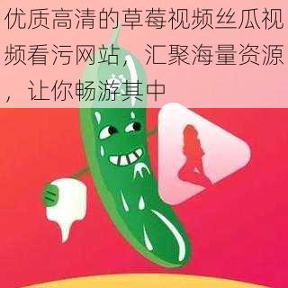 优质高清的草莓视频丝瓜视频看污网站，汇聚海量资源，让你畅游其中