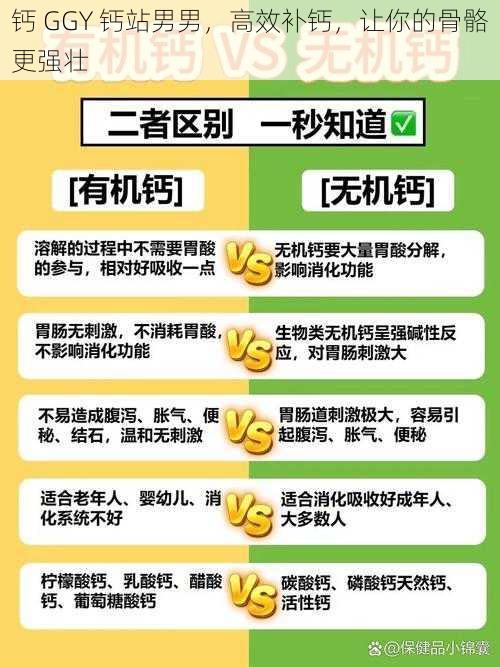 钙 GGY 钙站男男，高效补钙，让你的骨骼更强壮